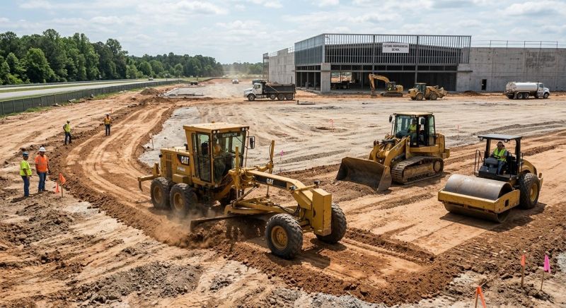Parking Lot Leveling in Lawrenceville, GA